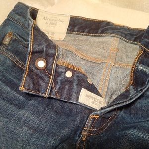 Men’s Abercrombie & Fitch Slim Straight Blue Jeans